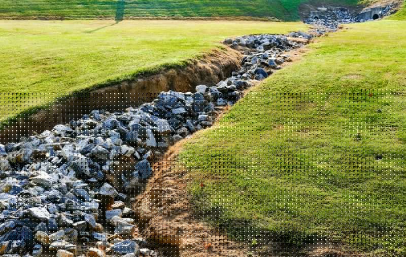 Drainage Ditch Construction